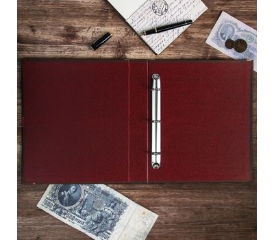  Альбом для монет и банкнот «Монеты мира» 3 кольца, без листов, фото 3 