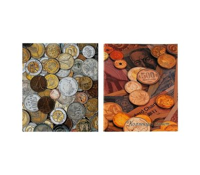  Альбом для монет «Коллекция монет» на кольцах Оптима 225х265мм, фото 1 