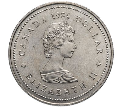  Монета 1 доллар 1984 «Жак Картье» Канада, фото 2 