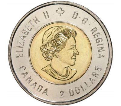  Монета 2 доллара 2017 «100 лет битвы при Вими-Ридж» Канада, фото 2 
