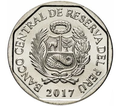  Монета 1 соль 2017 «Андский кондор. Красная Книга» Перу, фото 2 