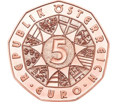  Монета 5 евро 2019 «Пасхальный заяц» Австрия, фото 2 