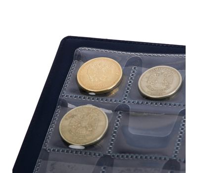  Альбом для монет «Монеты Мира: Достопримечательности» (синий) мини, фото 3 