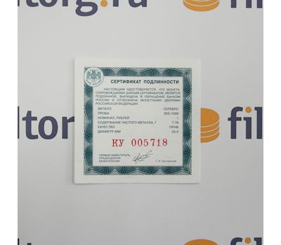  Серебряная монета 1 рубль 2010 «Сухой Суперджет-100», фото 3 