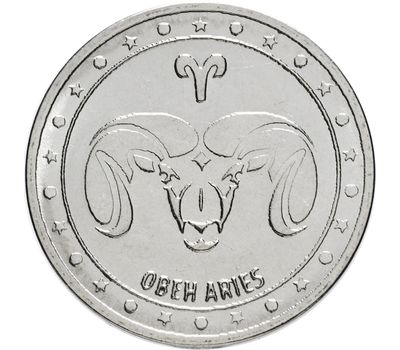  Монета 1 рубль 2016 «Овен» Приднестровье, фото 1 