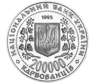  Монета 200 000 карбованцев 1995 «Богдан Хмельницкий» Украина, фото 2 