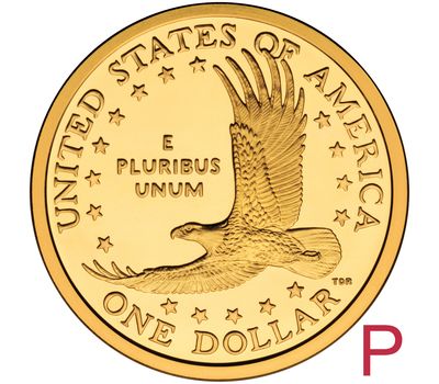  Монета 1 доллар 2000 «Парящий орёл» США P (Сакагавея), фото 1 