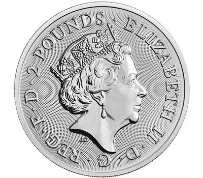  Монета 2 фунта 2018 «Достопримечательности Британии: Тауэрский мост» (серебро), фото 2 