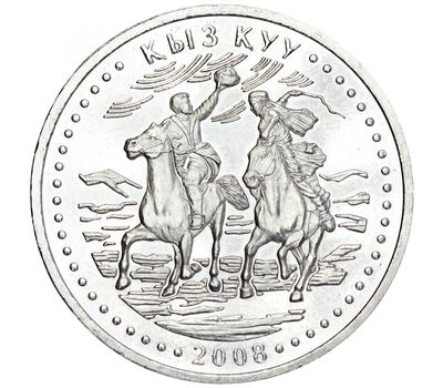  Монета 50 тенге 2008 «Догони девушку (Кыз куу)» Казахстан, фото 1 