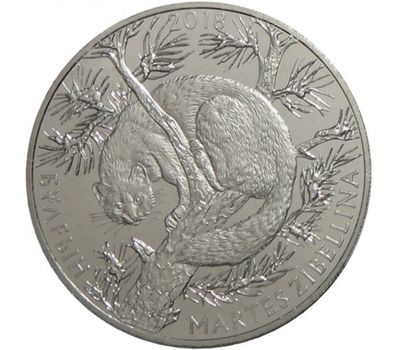  Монета 100 тенге 2018 «Соболь» Казахстан (в блистере), фото 1 