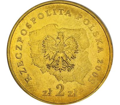  Монета 2 злотых 2005 «Свентокшиское воеводство» Польша, фото 2 
