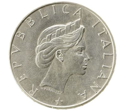  Серебряная монета 500 лир 1986 «Год мира» Италия, фото 2 