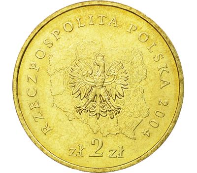  Монета 2 злотых 2004 «Нижнесилезское воеводство» Польша, фото 2 