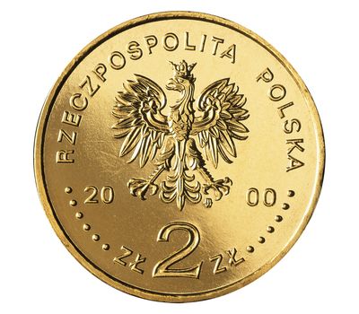  Монета 2 злотых 2000 «30-летие декабря 1970» Польша, фото 2 