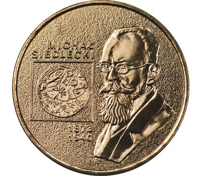  Монета 2 злотых 2001 «Михал Седлецкий (1873 — 1940)» Польша, фото 1 