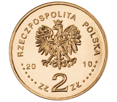  Монета 2 злотых 2010 «Кавалерист гвардии императора Наполеона I» Польша, фото 2 