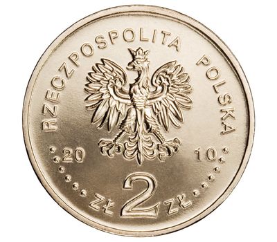  Монета 2 злотых 2010 «100-летие Харцерского движения в Польше» Польша, фото 2 