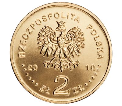  Монета 2 злотых 2010 «Горлице» Польша, фото 2 