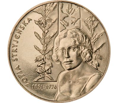  Монета 2 злотых 2011 «София Стриженска (1897 — 1976)» Польша, фото 1 