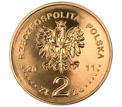  Монета 2 злотых 2011 «Беатификация Иоанна Павла II» Польша, фото 2 