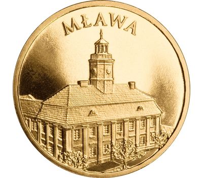  Монета 2 злотых 2011 «Млава» Польша, фото 1 
