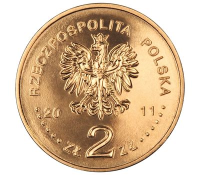  Монета 2 злотых 2011 «Ереми Пшибора, Ежи Васовский» Польша, фото 2 