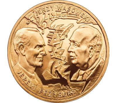  Монета 2 злотых 2011 «Ереми Пшибора, Ежи Васовский» Польша, фото 1 
