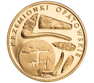  Монета 2 злотых 2012 «Кшемёнки-Опатовские» Польша, фото 1 