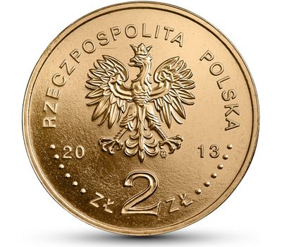  Монета 2 злотых 2013 «Варта, Познань» Польша, фото 2 