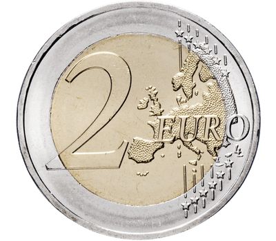  Монета 2 евро 2018 «70-летие конституции Итальянской Республики» Италия, фото 2 