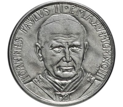  Монета 50 лир 1993 Ватикан XF-AU, фото 2 