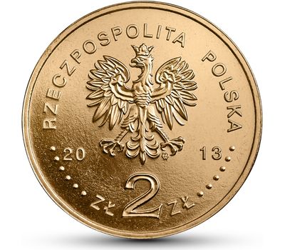  Монета 2 злотых 2013 «Агнешка Осецкая» Польша, фото 2 
