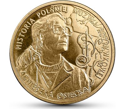  Монета 2 злотых 2013 «Агнешка Осецкая» Польша, фото 1 