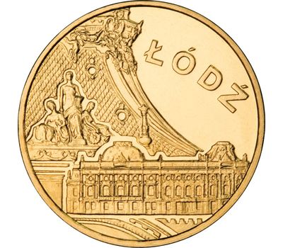  Монета 2 злотых 2011 «Лодзь» Польша, фото 1 