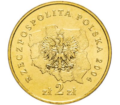 Монета 2 злотых 2004 «Подляское воеводство» Польша, фото 2 