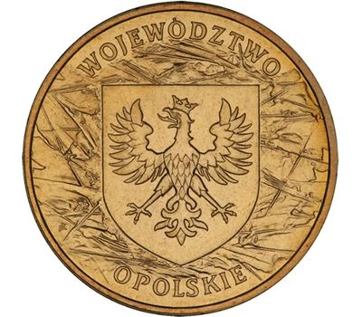  Монета 2 злотых 2004 «Опольское воеводство» Польша, фото 1 