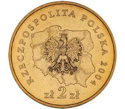  Монета 2 злотых 2004 «Опольское воеводство» Польша, фото 2 