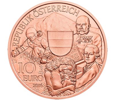  Монета 10 евро 2016 «Федеральные земли Австрии: Австрия», фото 2 
