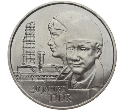  Монета 20 марок 1979 «30 лет образования ГДР» Германия, фото 1 