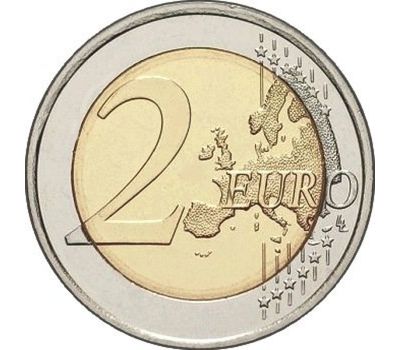  Монета 2 евро 2013 «100-летие воссоединения Крита с Грецией» Греция, фото 2 