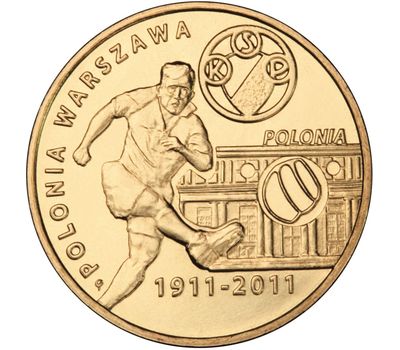  Монета 2 злотых 2011 «Полония, Варшава» Польша, фото 1 