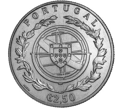  Монета 2,5 евро 2017 «100 лет явления Пресвятой Богородицы в Фатиме» Португалия, фото 2 