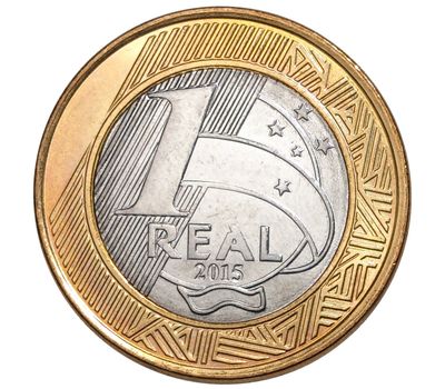  Монета 1 реал 2015 «Олимпиада в Рио-де-Жанейро. Регби» Бразилия, фото 2 