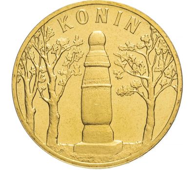  Монета 2 злотых 2008 «Конин» Польша, фото 1 