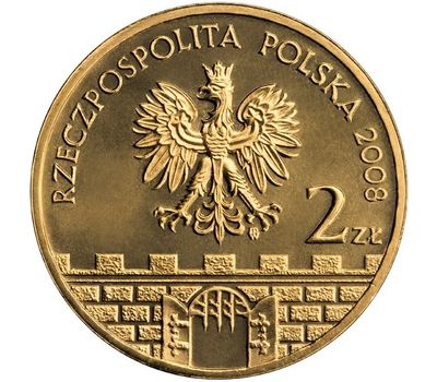  Монета 2 злотых 2008 «Бельско-Бяла» Польша, фото 2 
