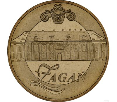  Монета 2 злотых 2006 «Жагань» Польша, фото 1 