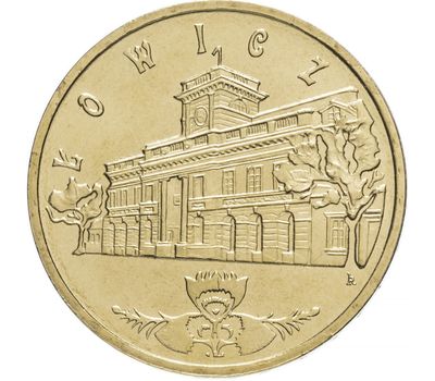  Монета 2 злотых 2008 «Лович» Польша, фото 1 
