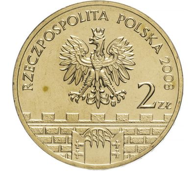  Монета 2 злотых 2008 «Лович» Польша, фото 2 