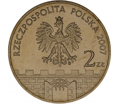  Монета 2 злотых 2007 «Ломжа» Польша, фото 2 