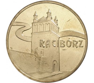  Монета 2 злотых 2007 «Рацибуж» Польша, фото 1 